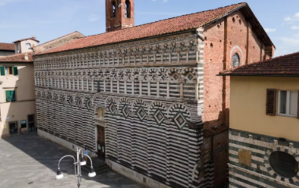 Chiesa e chiostro di San Giovanni Fuoricivitas a Pistoia sono il sito più votato della Toscana