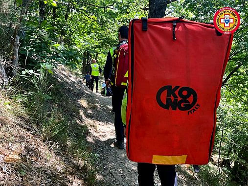 Le operazioni di soccorso a Sambuca Pistoiese